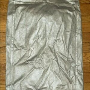 Level 99 Metallic Gold Pencil Stretch Skirt Size 27 new